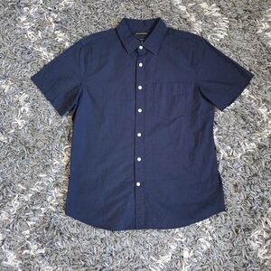 Banana Republic Searsucker Shirt - Navy